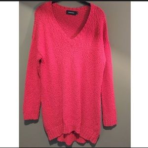 MinkPink Oversized Coral Knit Sweater